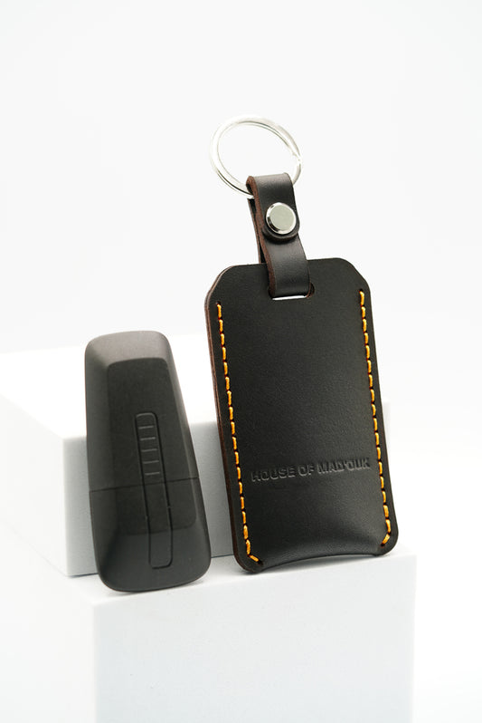 V2 Porsche / Lamborghini / Audi Alarm / Tag / Tracker Fob Case / Holder - Black