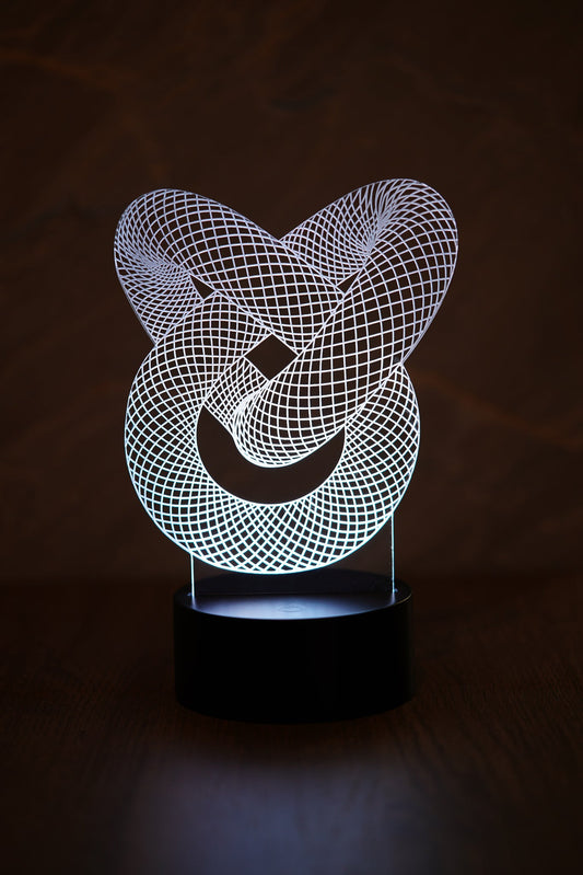 Love Knot 3D Illusion Lamp